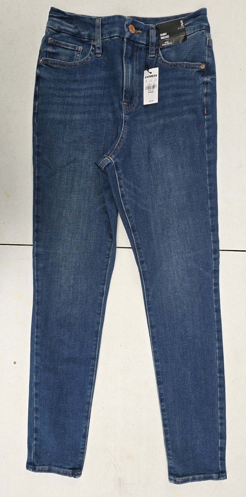 NWT! EXPRESS Size XS/Small SR FLEX Women’s Skinny High Rise Jeans
