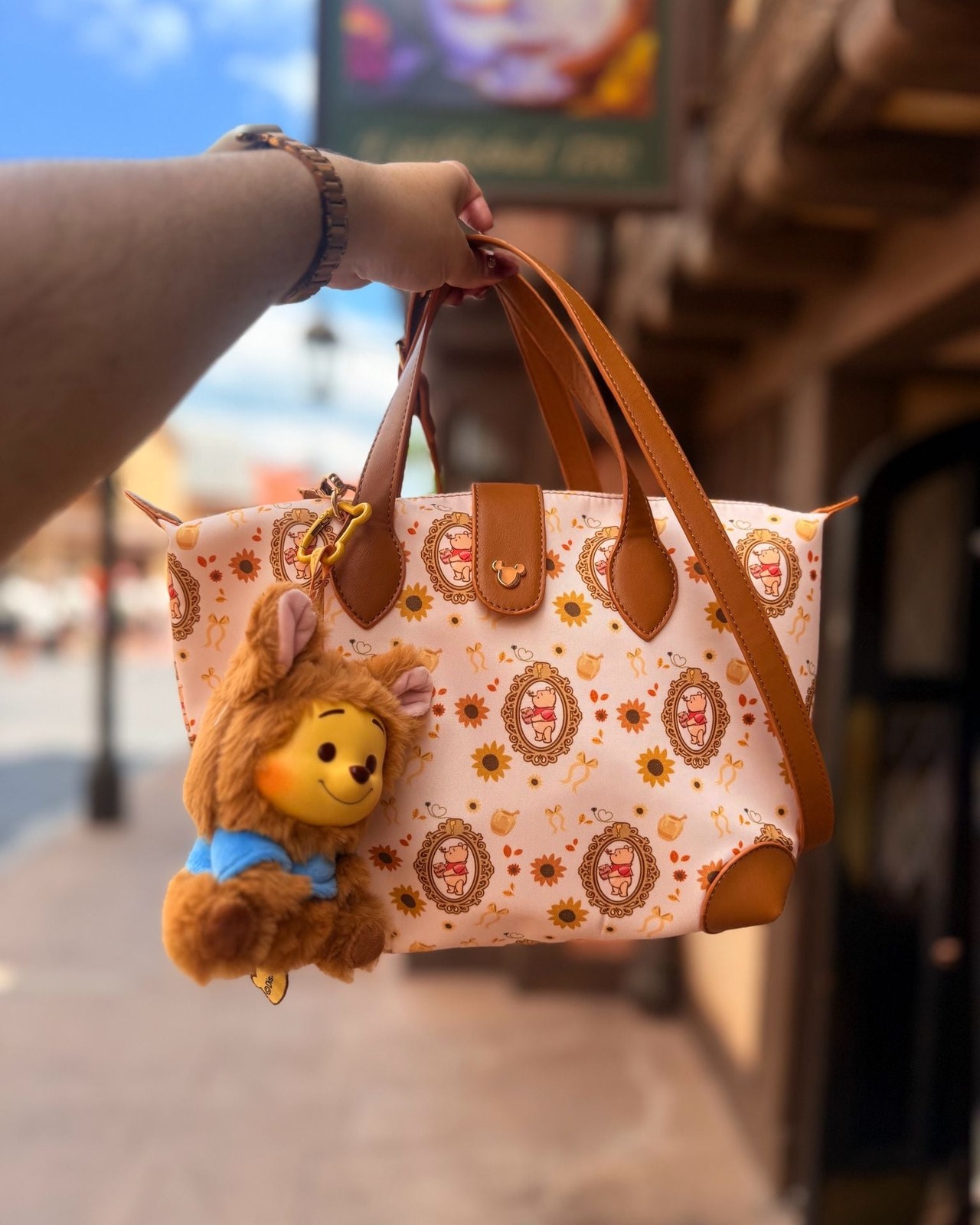 Winnie the Pooh inspired Crossbody small shop found
