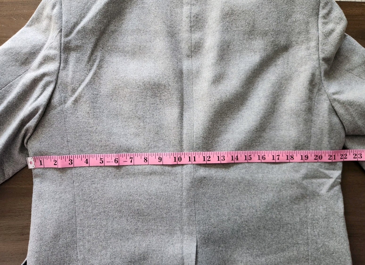 Vintage Union Made Unbranded Gray 100% Cashmere Sport Coat Blazer Men’s Size 44