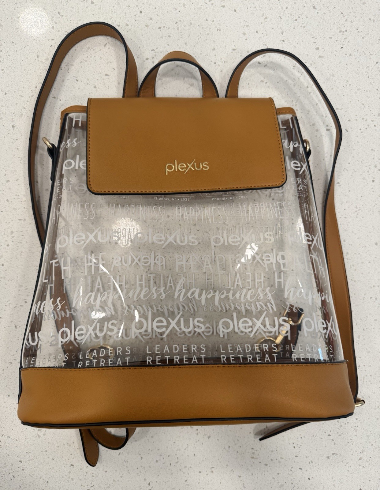 Plexus Leaders Retreat Clear Backpack, Stadium Approved