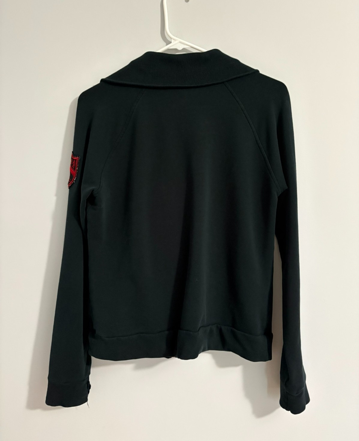 Lauren Active Ralph Lauren Womens Black w/Red Trim Full Zip Track Jacket Size M