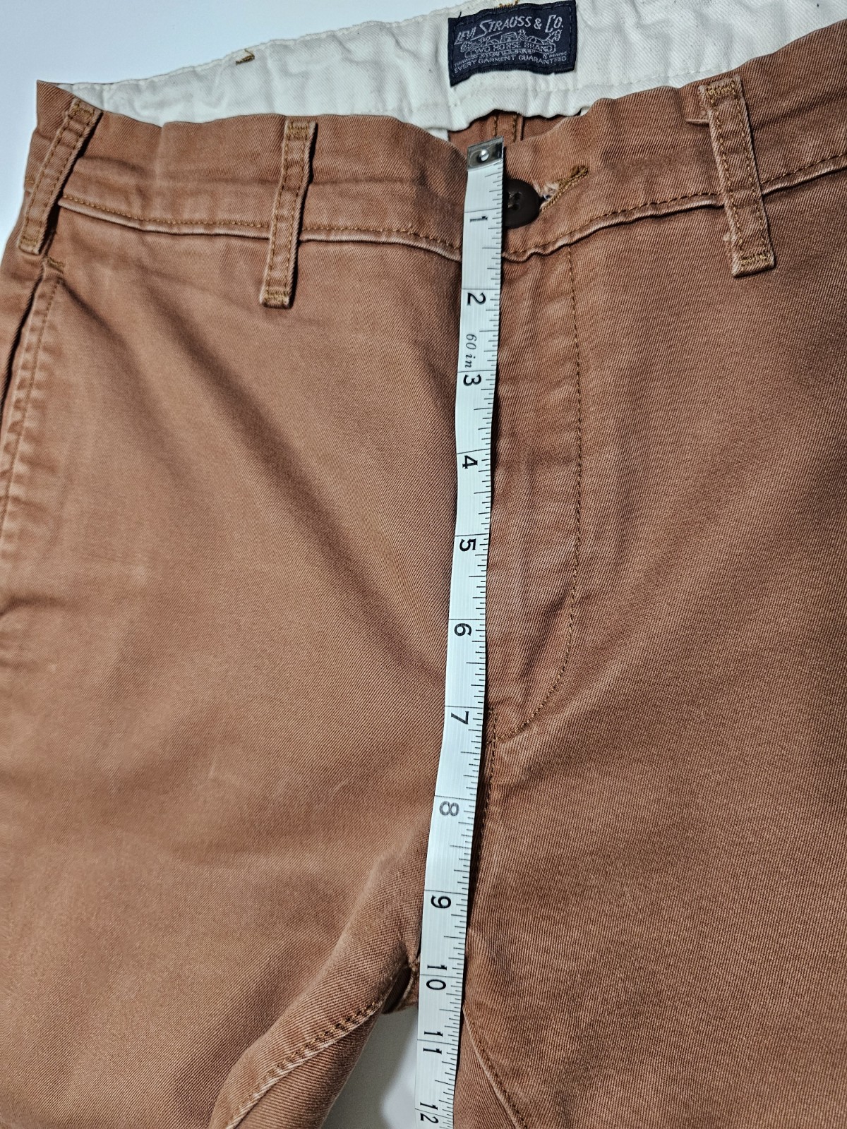 Levi Strauss & Co Chino Pants Men’s W29x L32 Brown Two Horse Brand Cotton