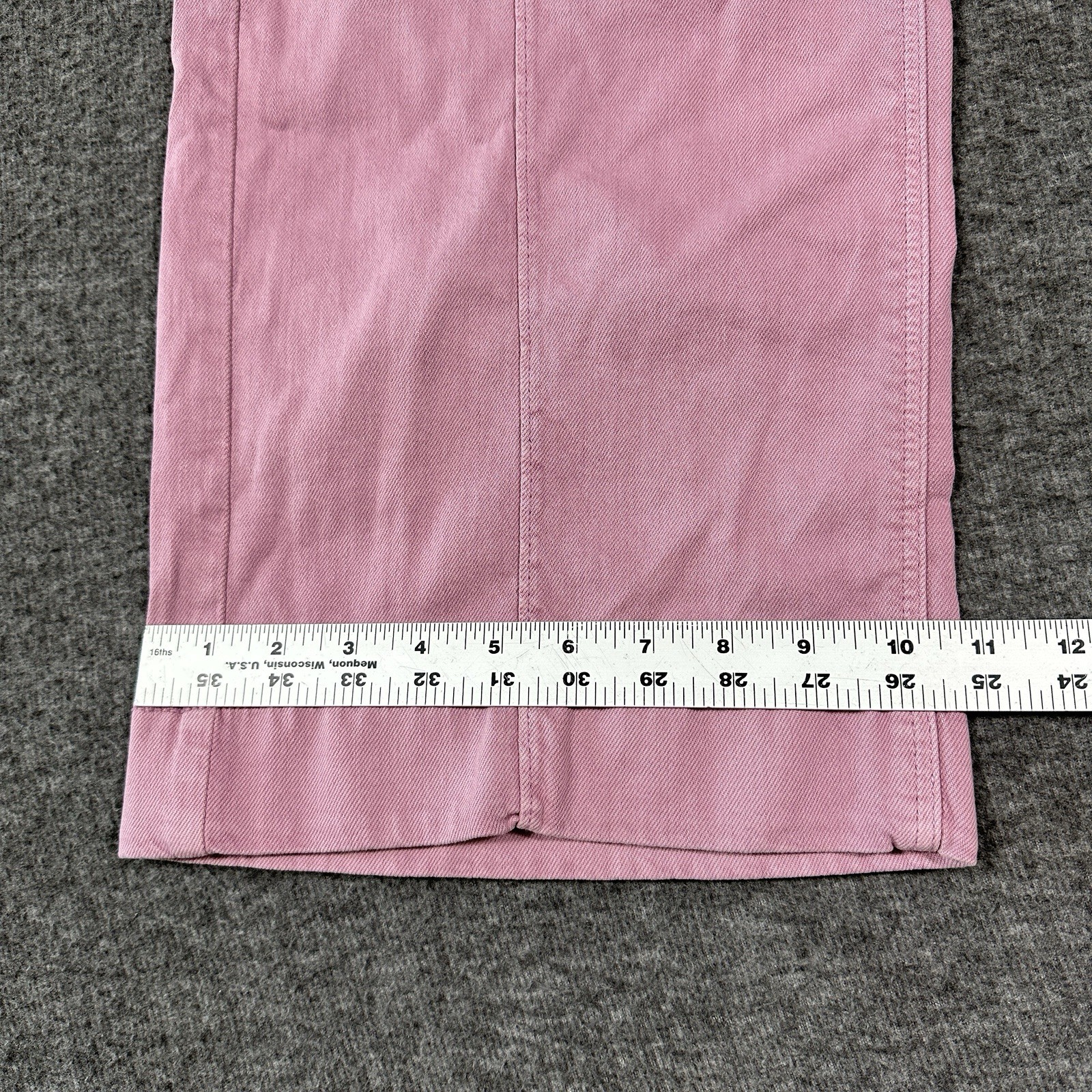 American Eagle Dreamy Drape Strigid Low-Rise Baggy Ultra-Wide Leg Jean Sz 4 Reg