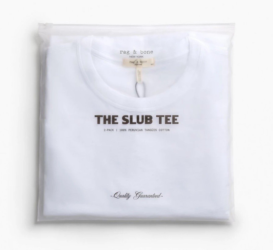 NWT Rag & Bone $158 The Slub Tee 2 Pack In White Size: Small