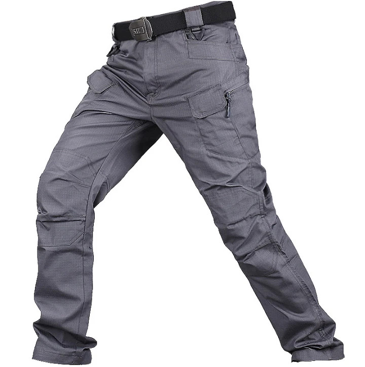 Mens Cargo Pants Work Combat Pants Outdoor Hiking Waterproof Trousers Tactical