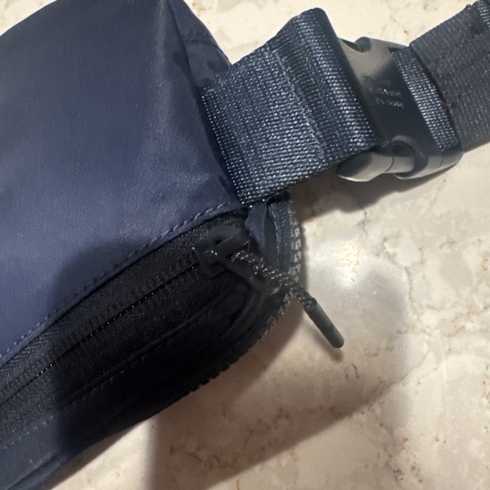 Lululemon Everywhere Belt Bag Navy Blue Waist Pack Adj Preowned