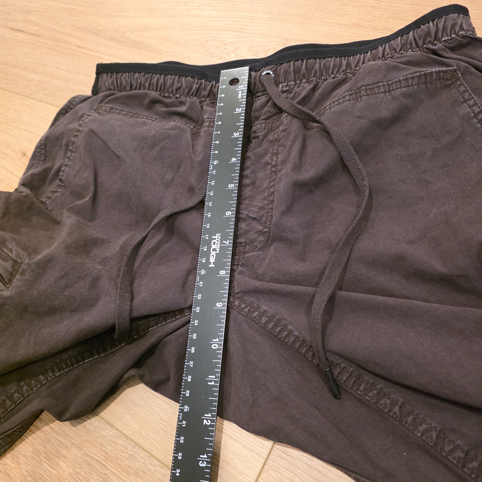 Duluth Trading Pants Mens 32×30 Brown Cargo Convertible Crop Hike (Fits 30×27)