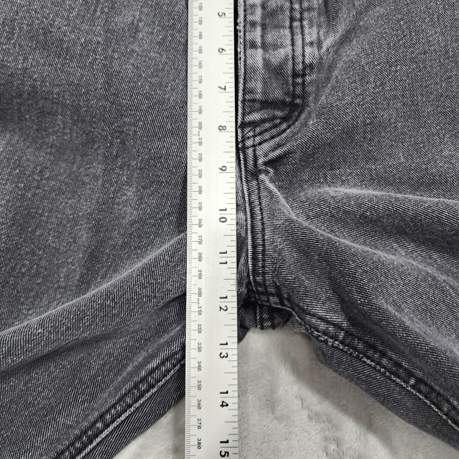 PrettyLittleThing Jeans Womens 6 Gray Denim Boyfriend Tapered Relaxed Distressed