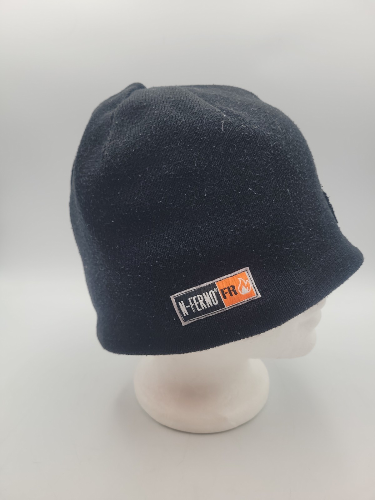 ErgoDyne Tenacious Work Gear Flame Resistant Fleece Lined Beanie N-ferno Black