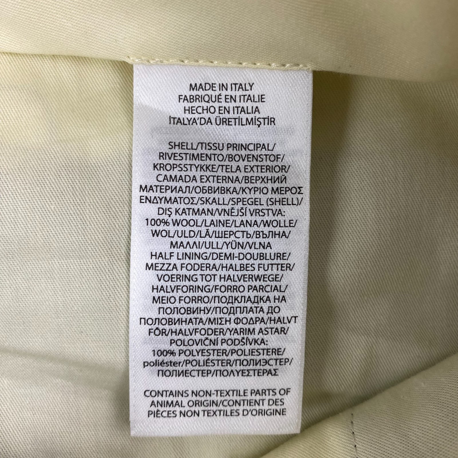 Ralph Lauren Polo Pants Mens 36 Dress Trouser Italy unhemmed side pull