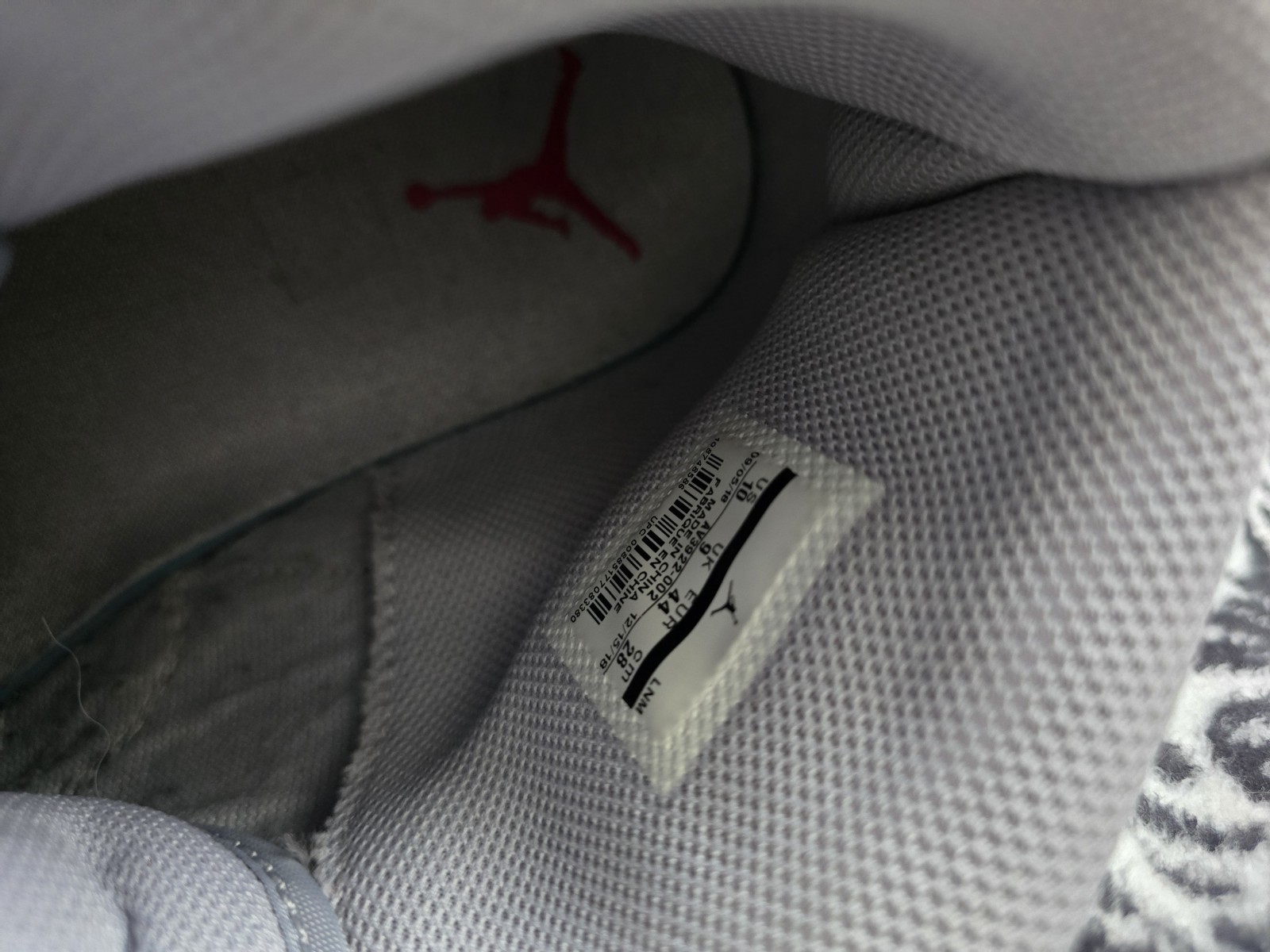 Jordan Air Jordan Legacy 312 Wolf Grey High Top Lace Up Strap AV3922-002