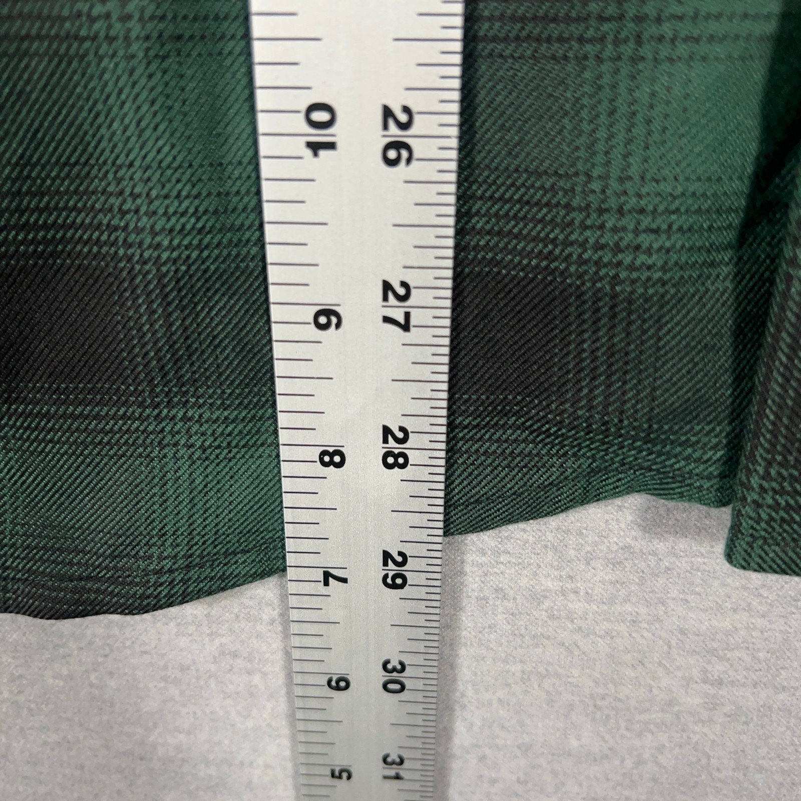 Dixxon Flannel Shirt Mens Medium Green Plaid Button Snap Absinthe Heritage