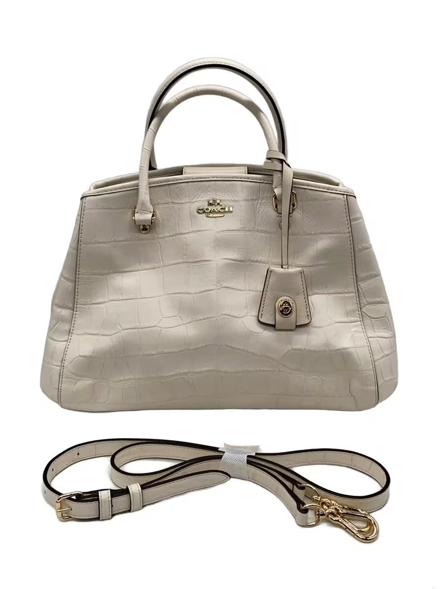COACH Leather Shoulder Bag CRM F37097
