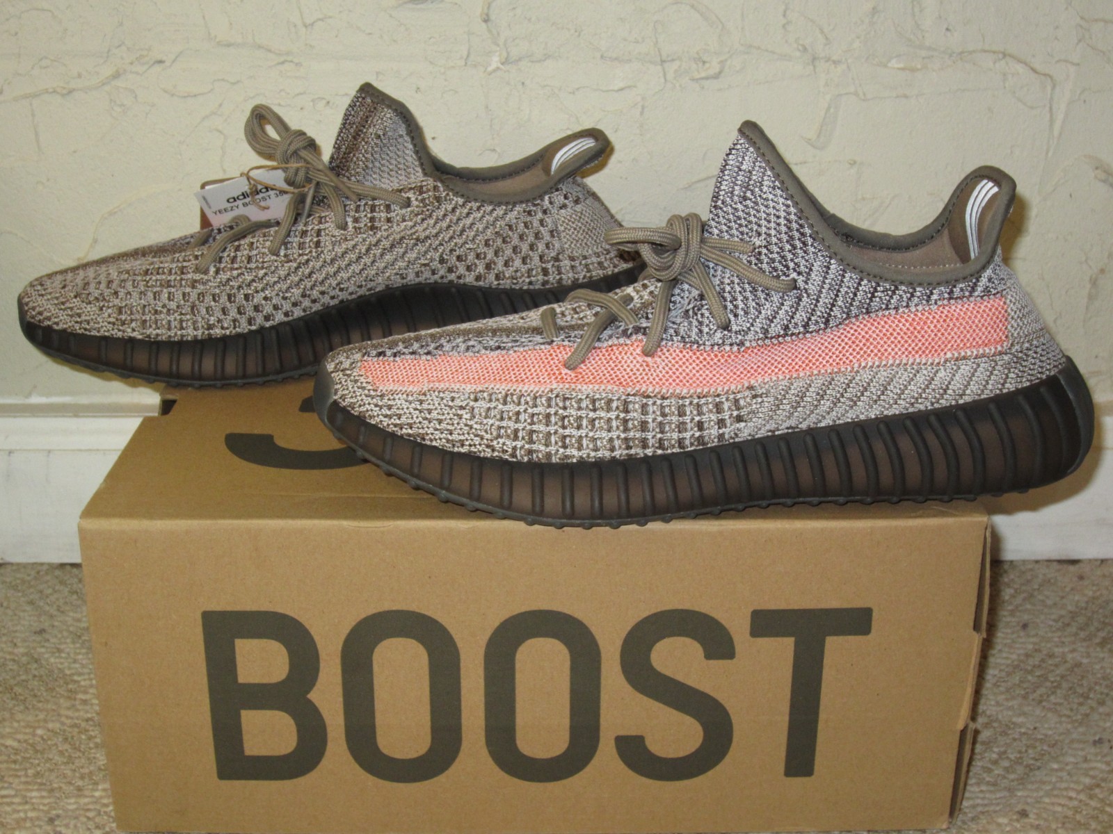 adidas Yeezy Boost 350 V2 Ash Stone Men’s Size 10.5 NEW! GW0089 2021 READ