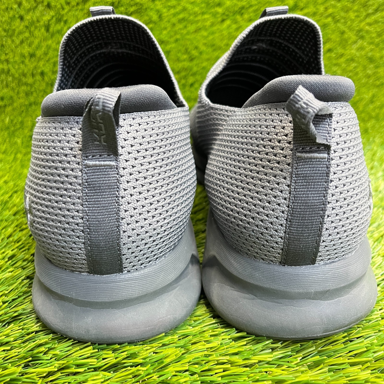 Kuru Atom Slip-On Mens Size 12.5 Gray Athletic Running Walking Shoes Sneakers