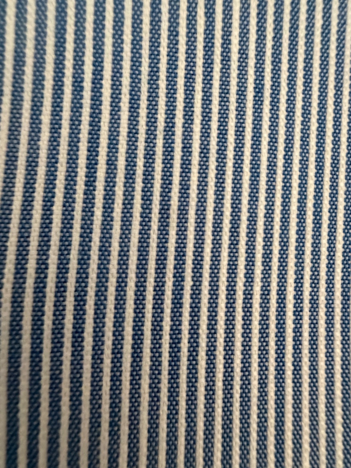 VTG Haspel Seersucker Suit Union Made USA Blue White Pinstripe 32×29 (aprox)