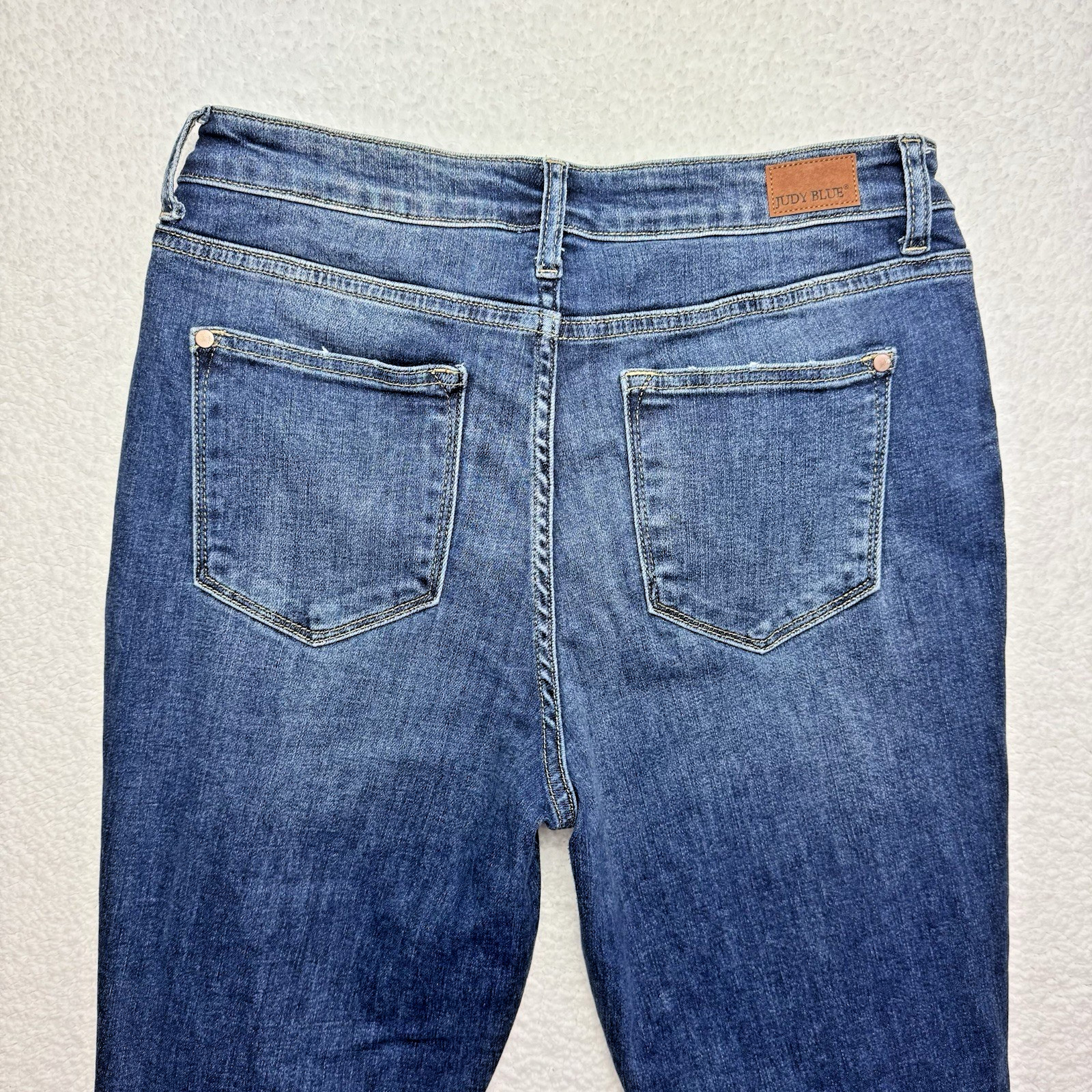JUDY BLUE Jean Womens Size 9/29 Boyfriend Fit Mid Rise Medium Wash Stretch Denim