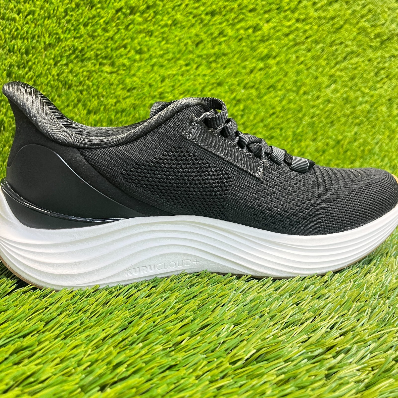 Kuru Atom 2 Womens Size 7.5 Black White Athletic Running Walking Shoes Sneakers