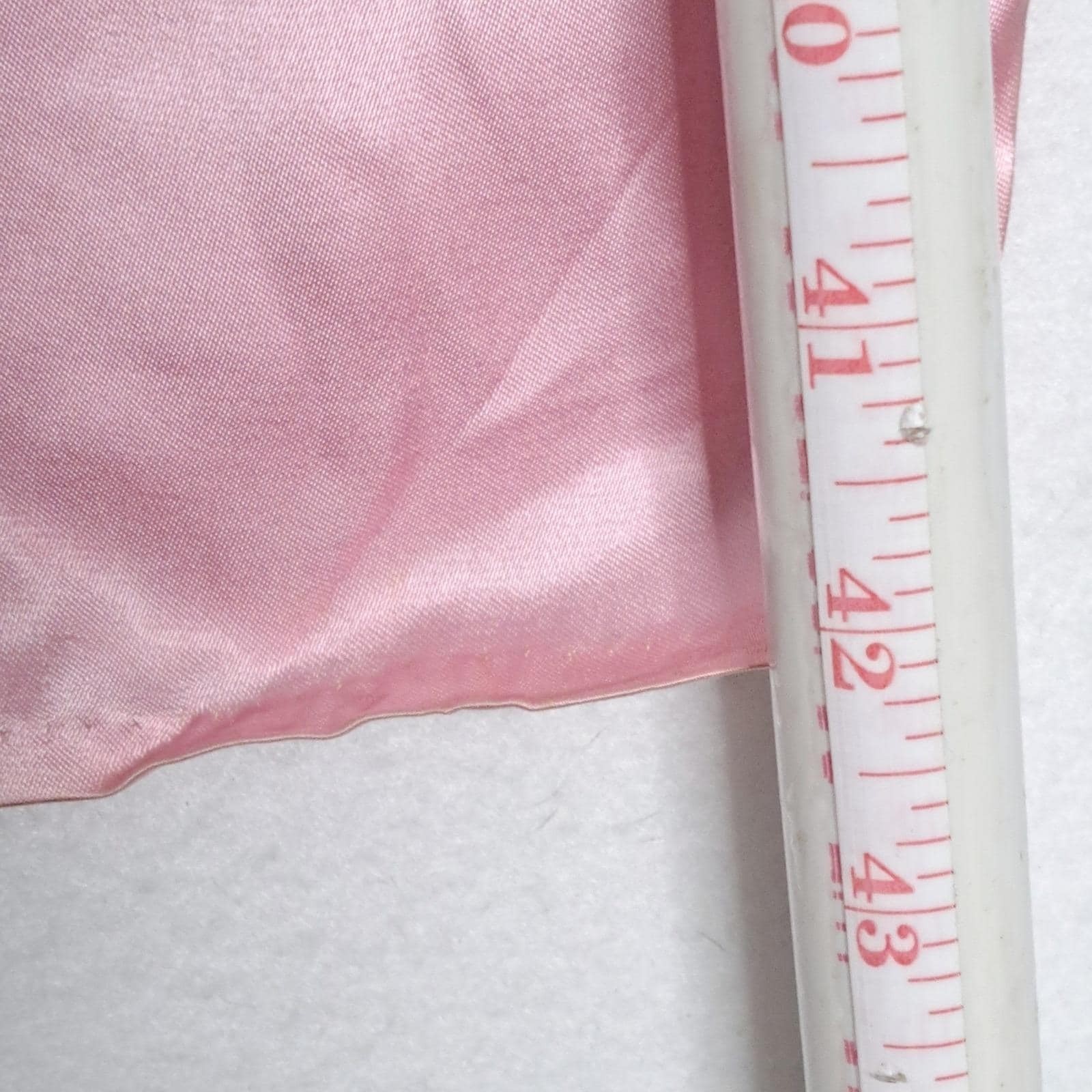 Vintage 50s 60s Pink Silk Satin Cheongsam Qipao Phoenix Sequin Beaded Dress S