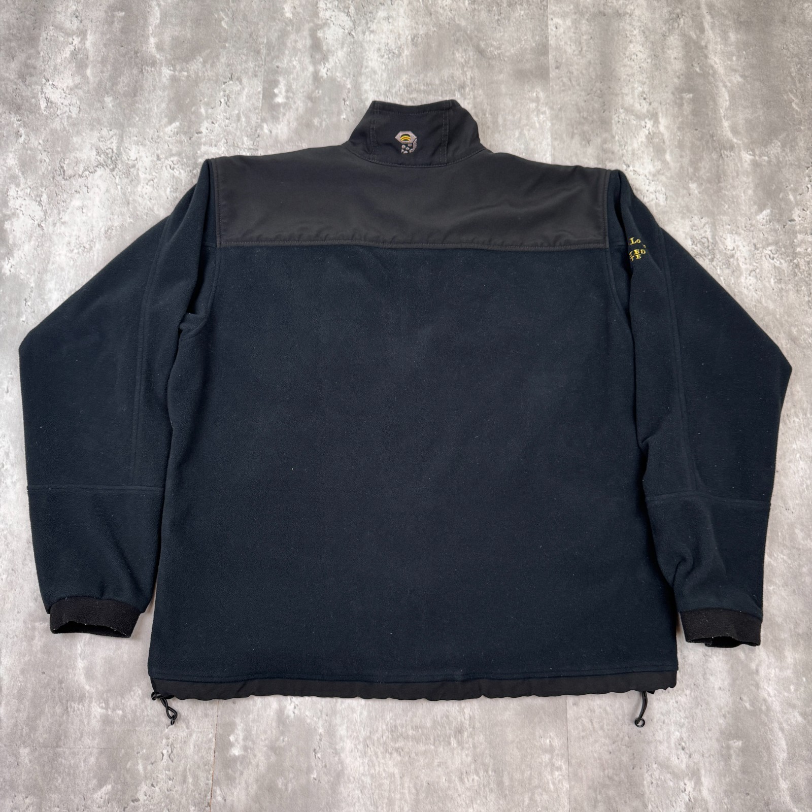 Vintage Mountain Hardwear Windstopper Fleece Jacket Mens XL Black Gorpcore USA