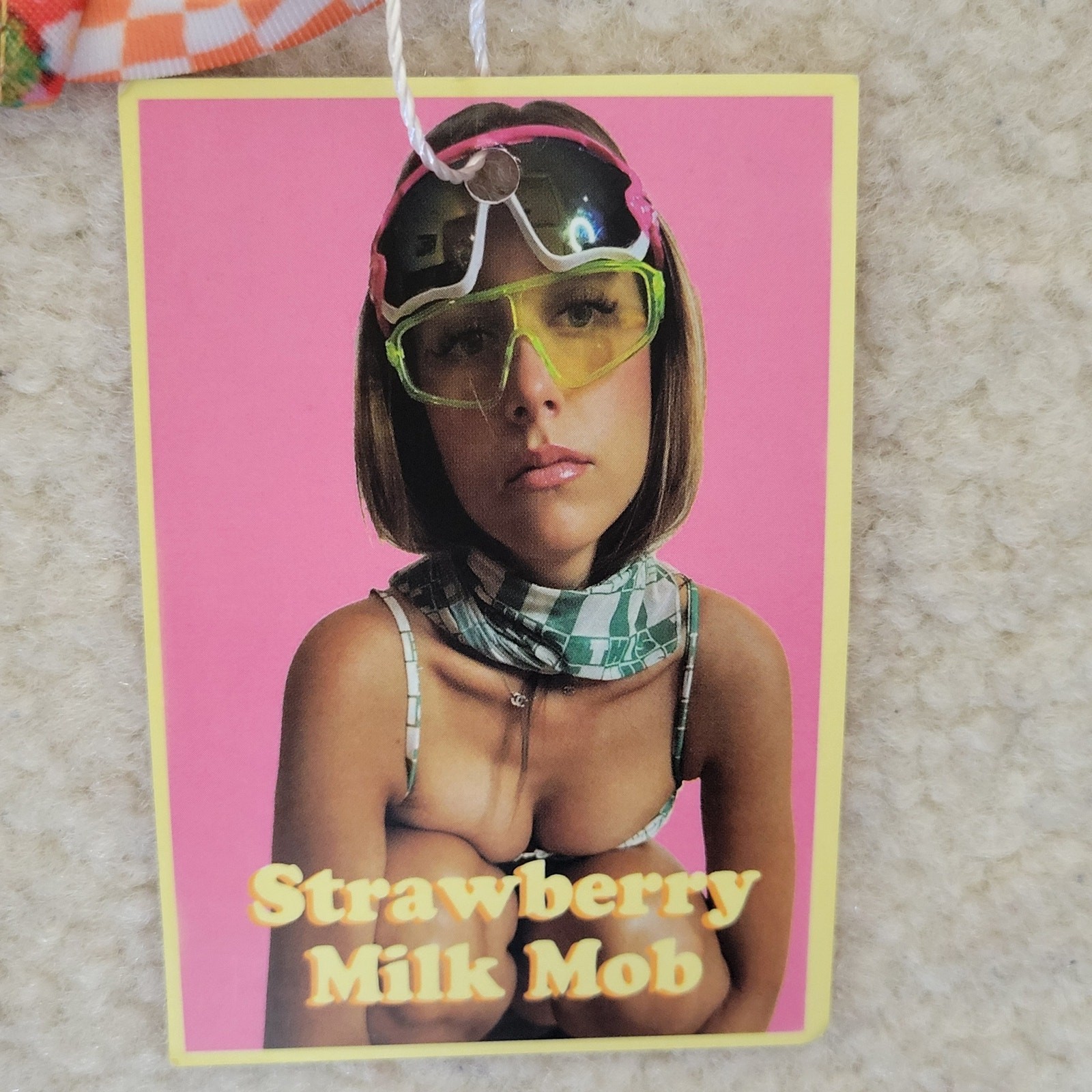 NWT Strawberry Milk Mob Size M Citrus Kiss Bikini Top Swimwear Beach Summer