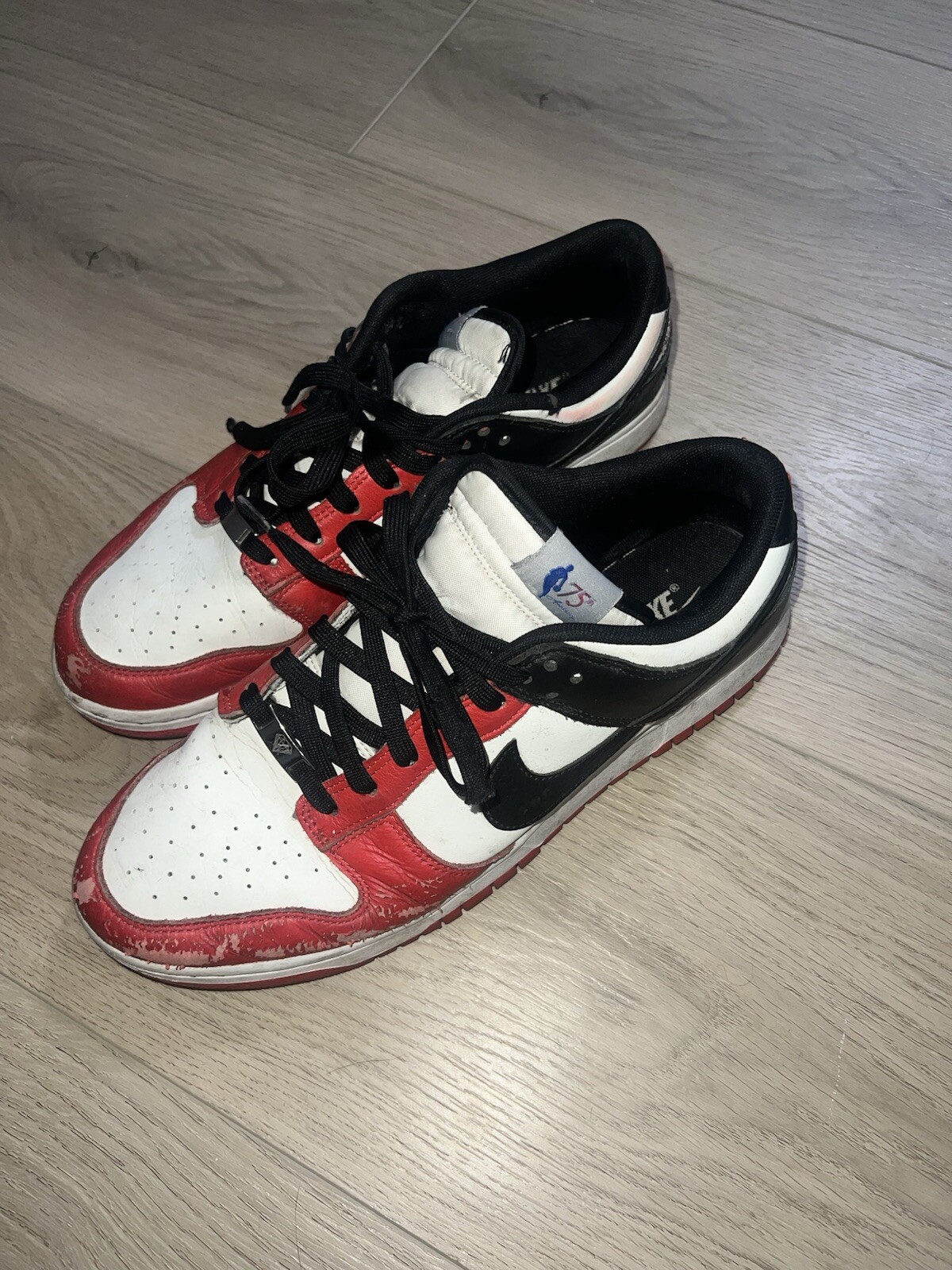 Nike Dunk Low EMB NBA 75th Anniversary Chicago Sneakers Men’s 11