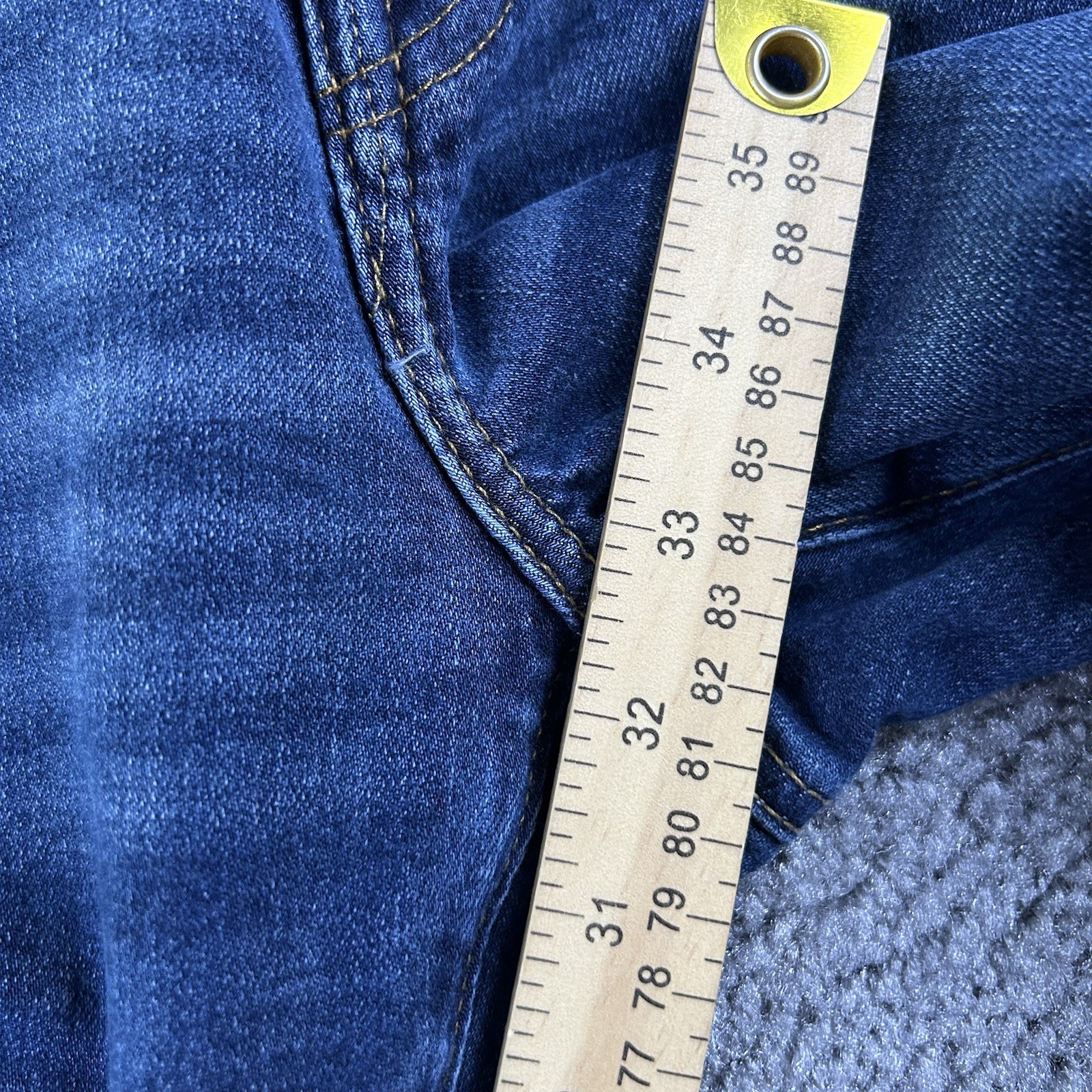 American Eagle Jeans Original Straight Mens Dark Wash 36×34 33 Air Flex Stretch