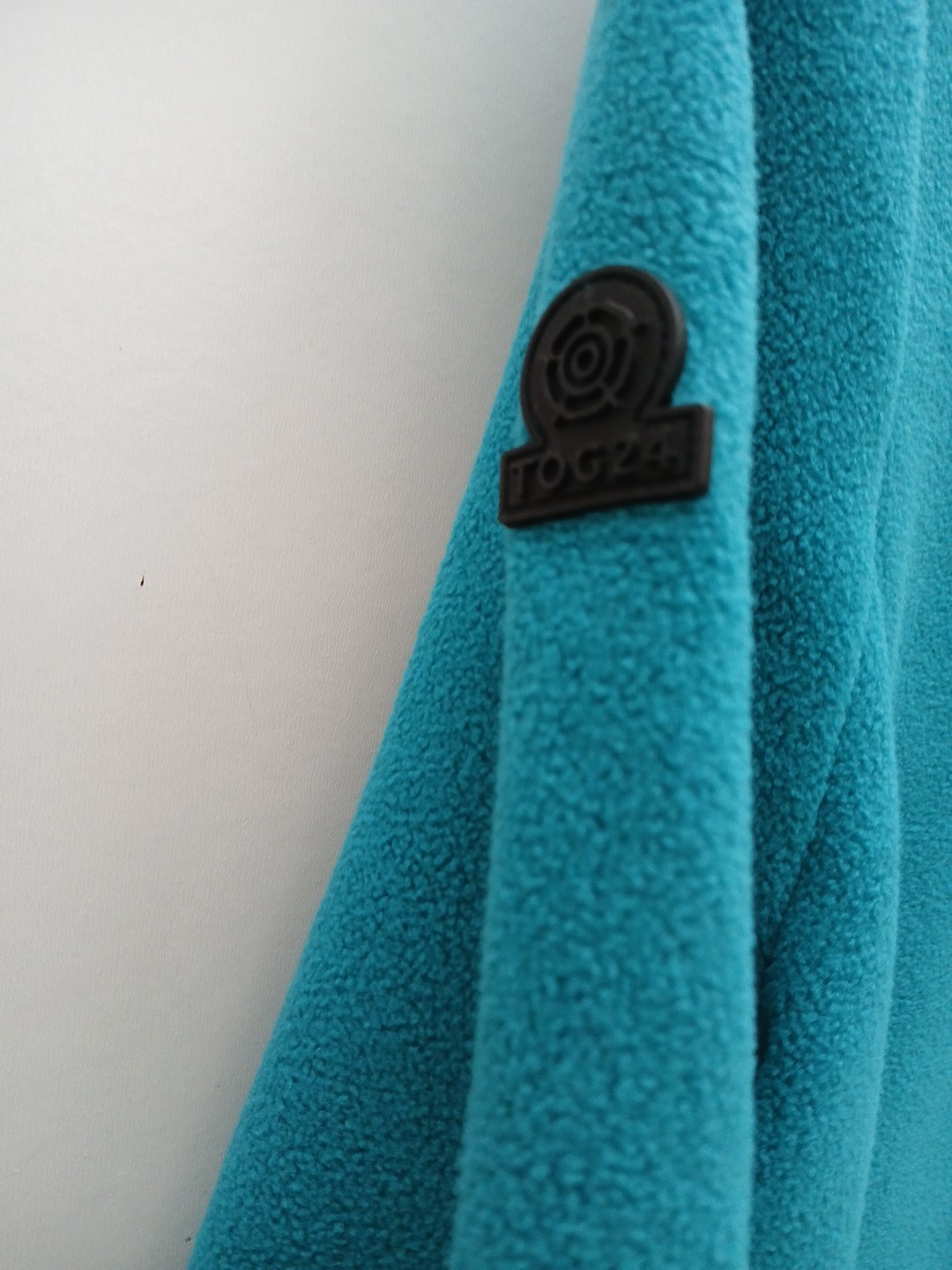 NEW Tog 24 Fleece Jumper 1/4 Zip Pullover in Teal Colour Womens Size 12 P2P 21″.