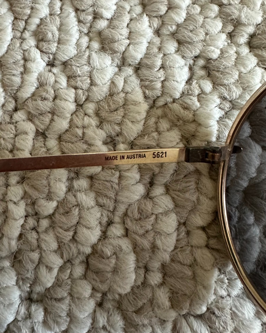 Vintage PORSCHE DESIGN GOLD SUNGLASSES 5621 , AUSTRIA 1983 – Mens Large