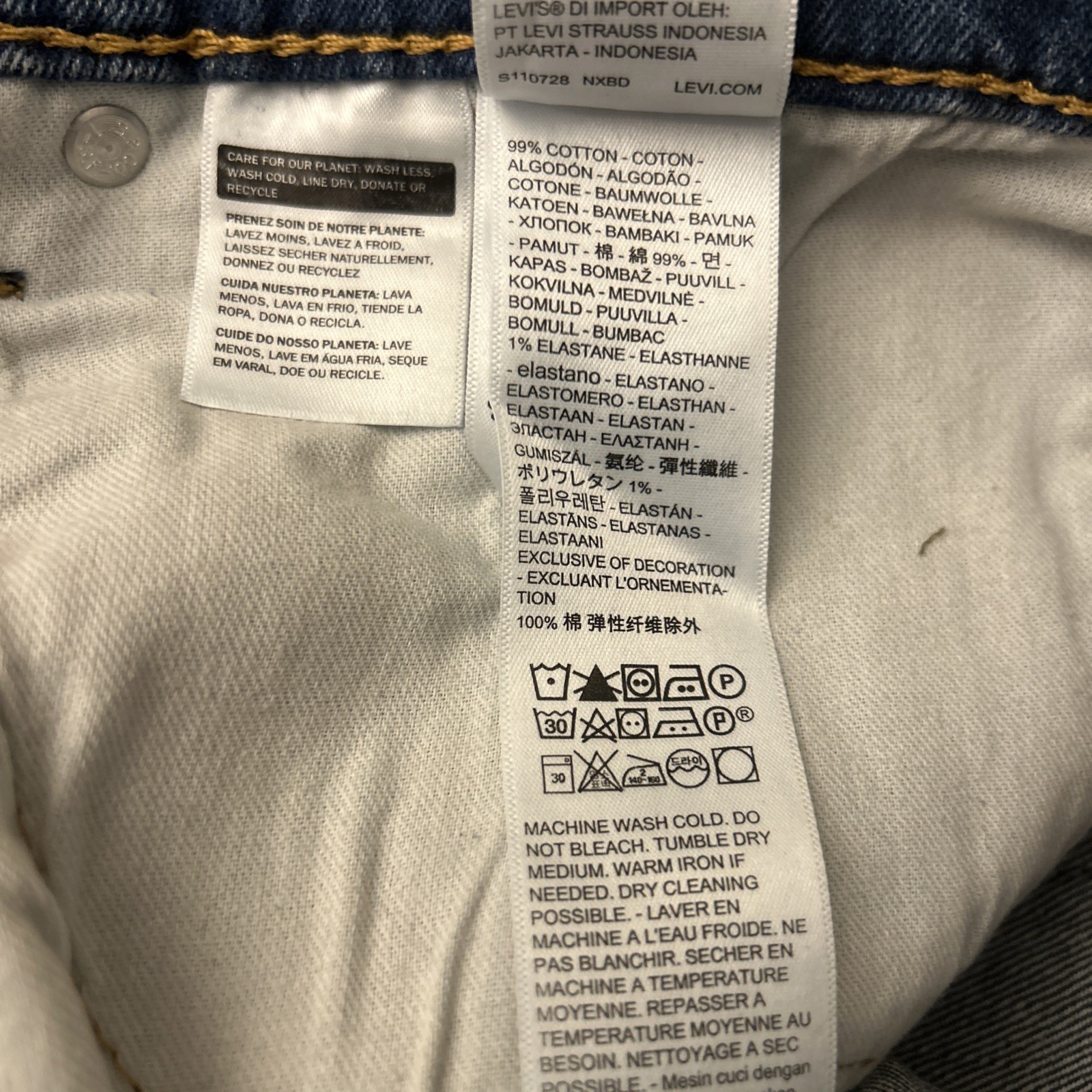 Levis 505 Mens Stretch Jeans Straight Leg Reg Fit Med Wash Sz31,32,33,34,36,38