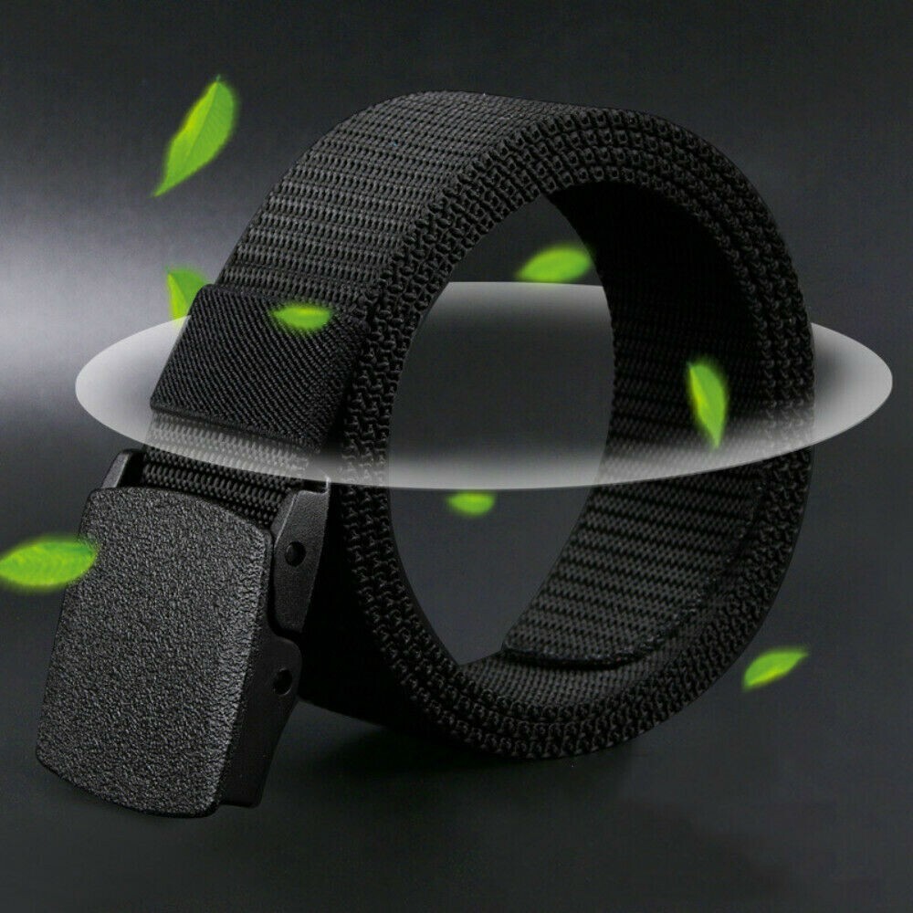 Men’s Casual Military Tactical Belt Army Security Adjustable Quick Release Belt