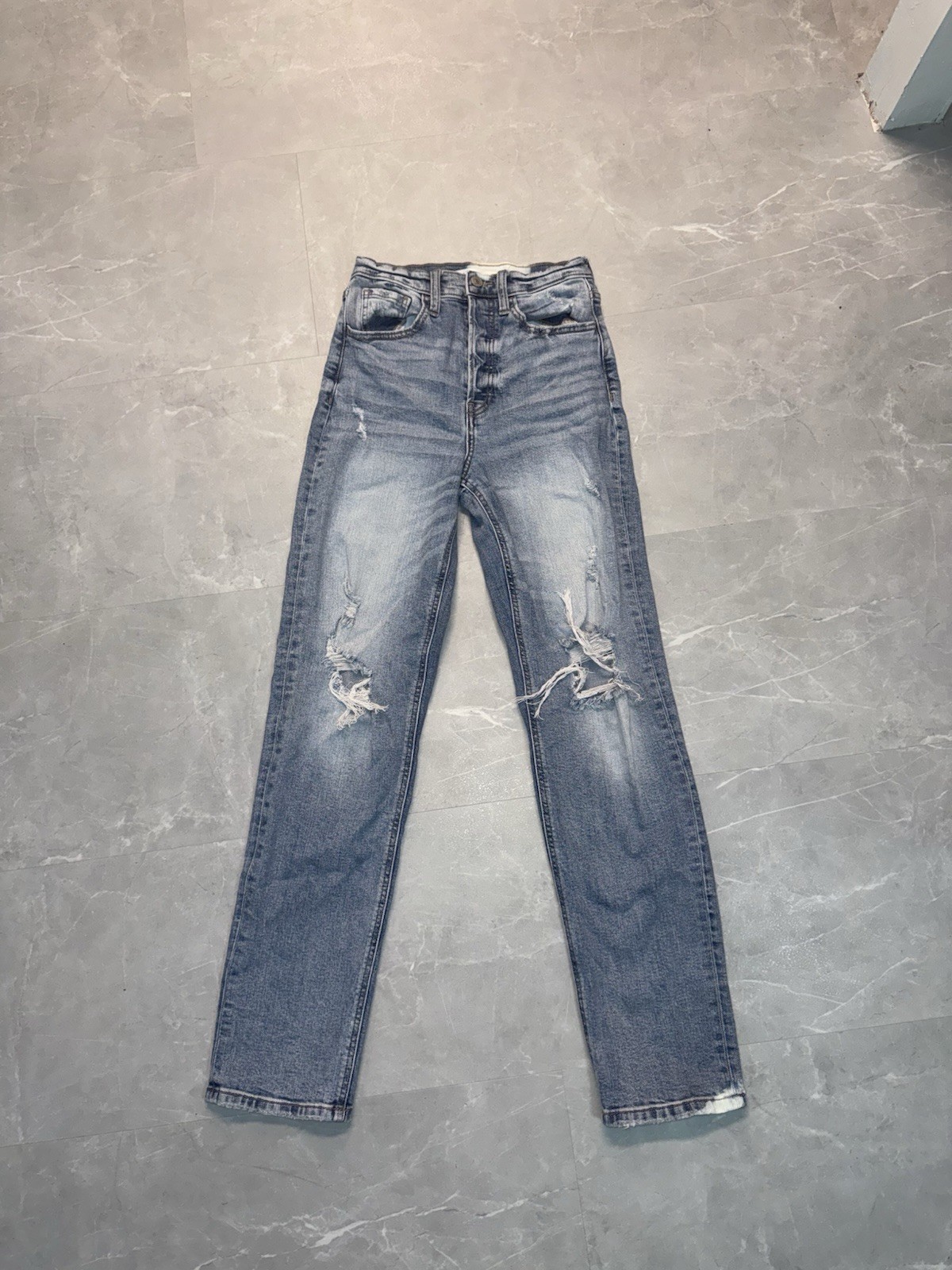 Women’s Size 25 Buckle Jeans Willow And Root Dad Jeans “The Dad Jean” Tall Girl