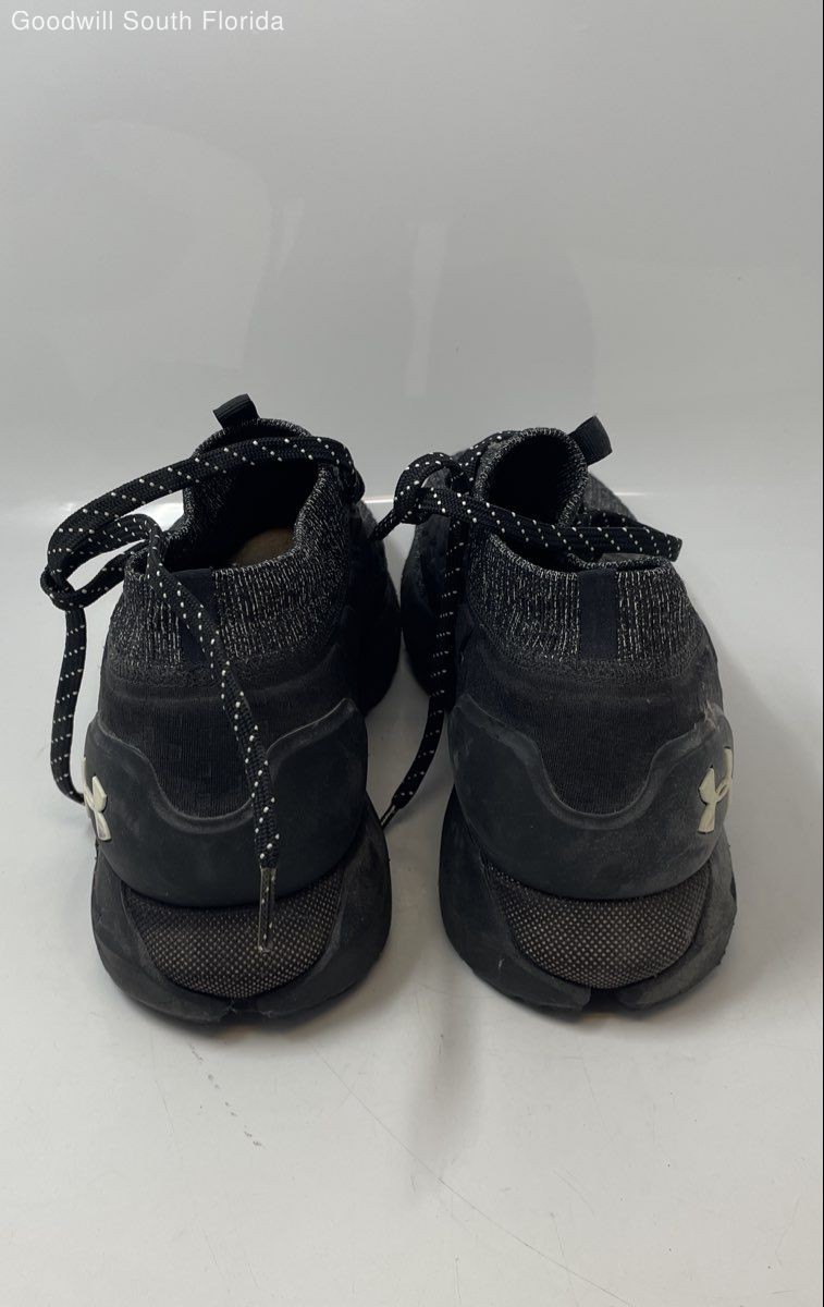 Under Armour Mens HOVR Phantom 1 Black White Lace-Up Sneaker Shoes Size 15