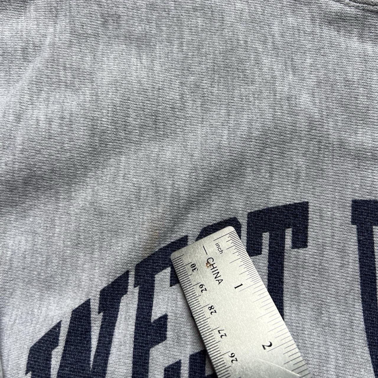 Vintage 80s Champion Reverse Weave Warmup West Virginia University Grey Crewneck