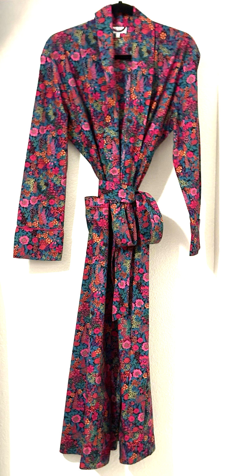 LIBERTY OF LONDON CIARA TANA LAWN COTTON ROBE FLORAL PATTERN SIZE XL NEW