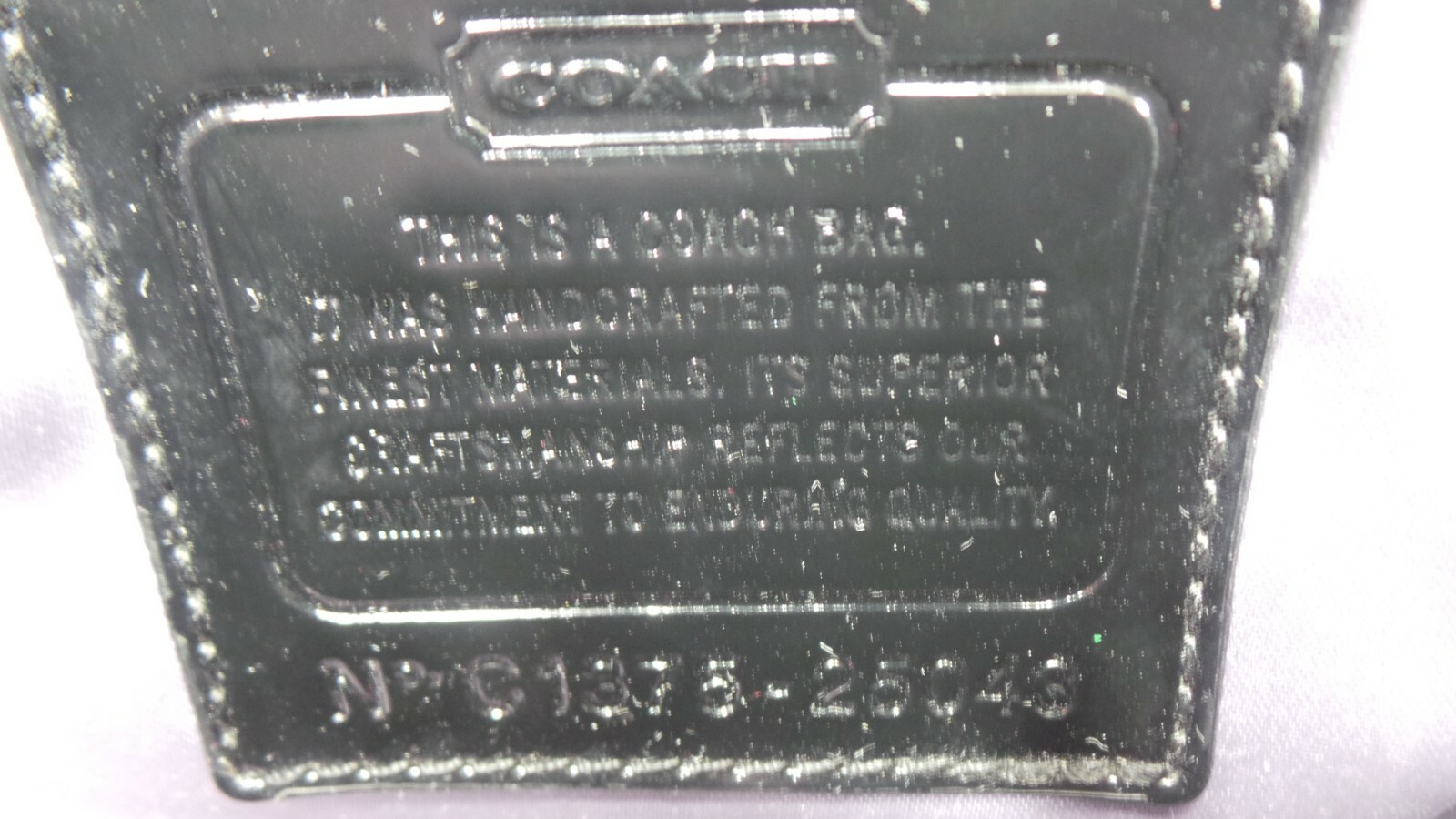 WOMENS COACH BAG C 1375-25043 (119364-1 JO BY8D)