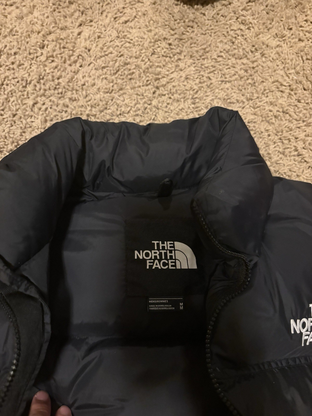 The North Face 1996 Retro Nuptse 700 Fill Down Puffer Jacket Black Men’s Medium