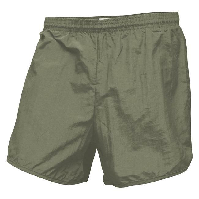Marine Corps PT Shorts – USMC Green Running Shorts – US Military Gym Shorts