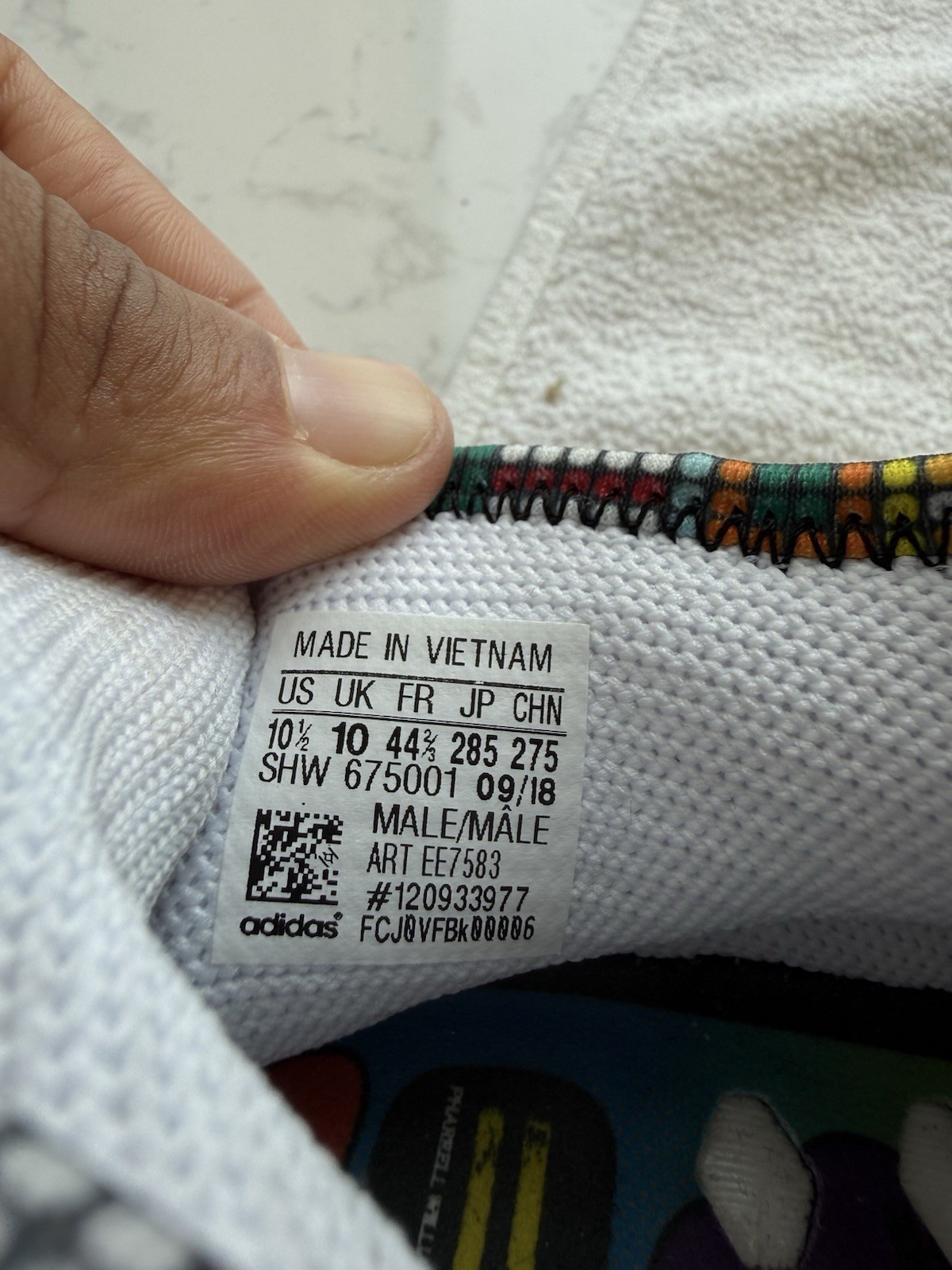 adidas Pharrell NMD Human Race Inspiration Pack Low-Top White Green EE7583