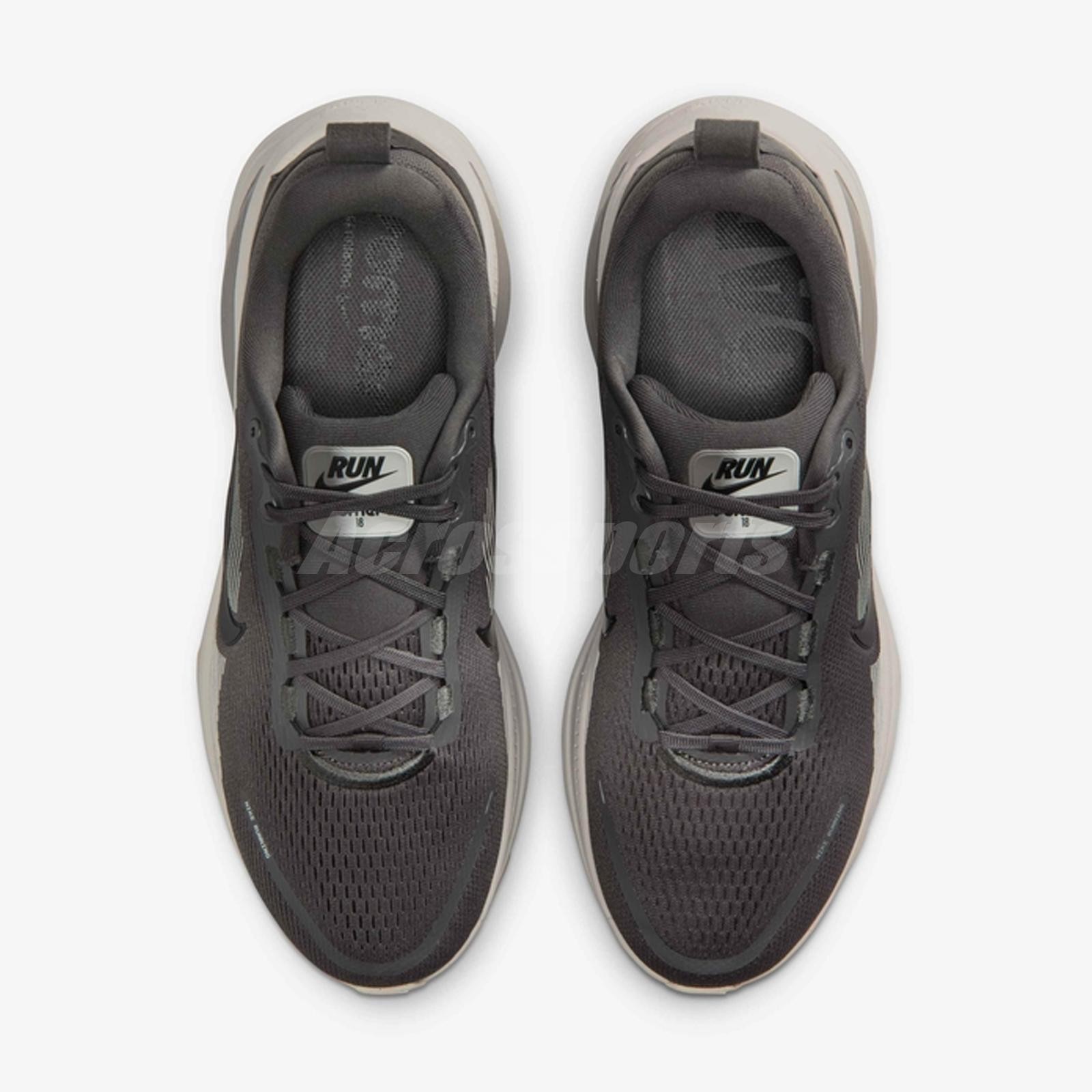 Nike Vomero 18 Medium Ash Black College Grey Men Road Running Shoes HM6803-215
