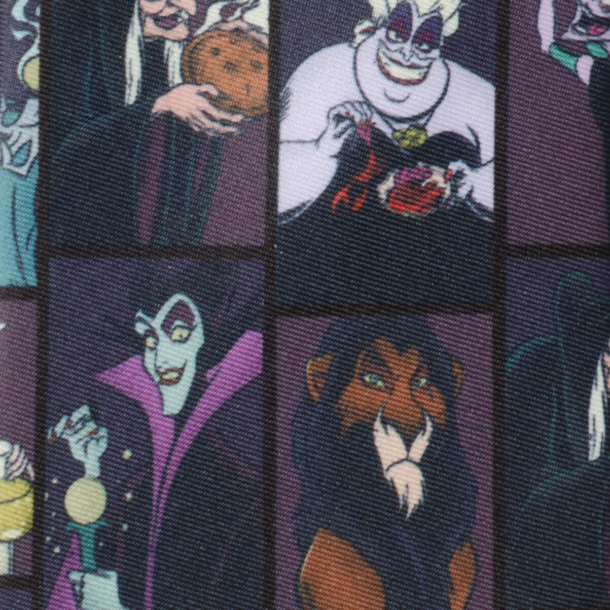👔 Disney Villains Dark Pattern Men’s Tie