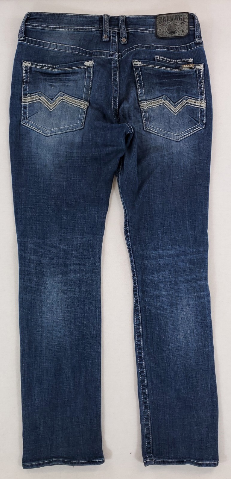 Salvage BKE Buckle Havoc Straight Jeans Distressed Mens 34×33