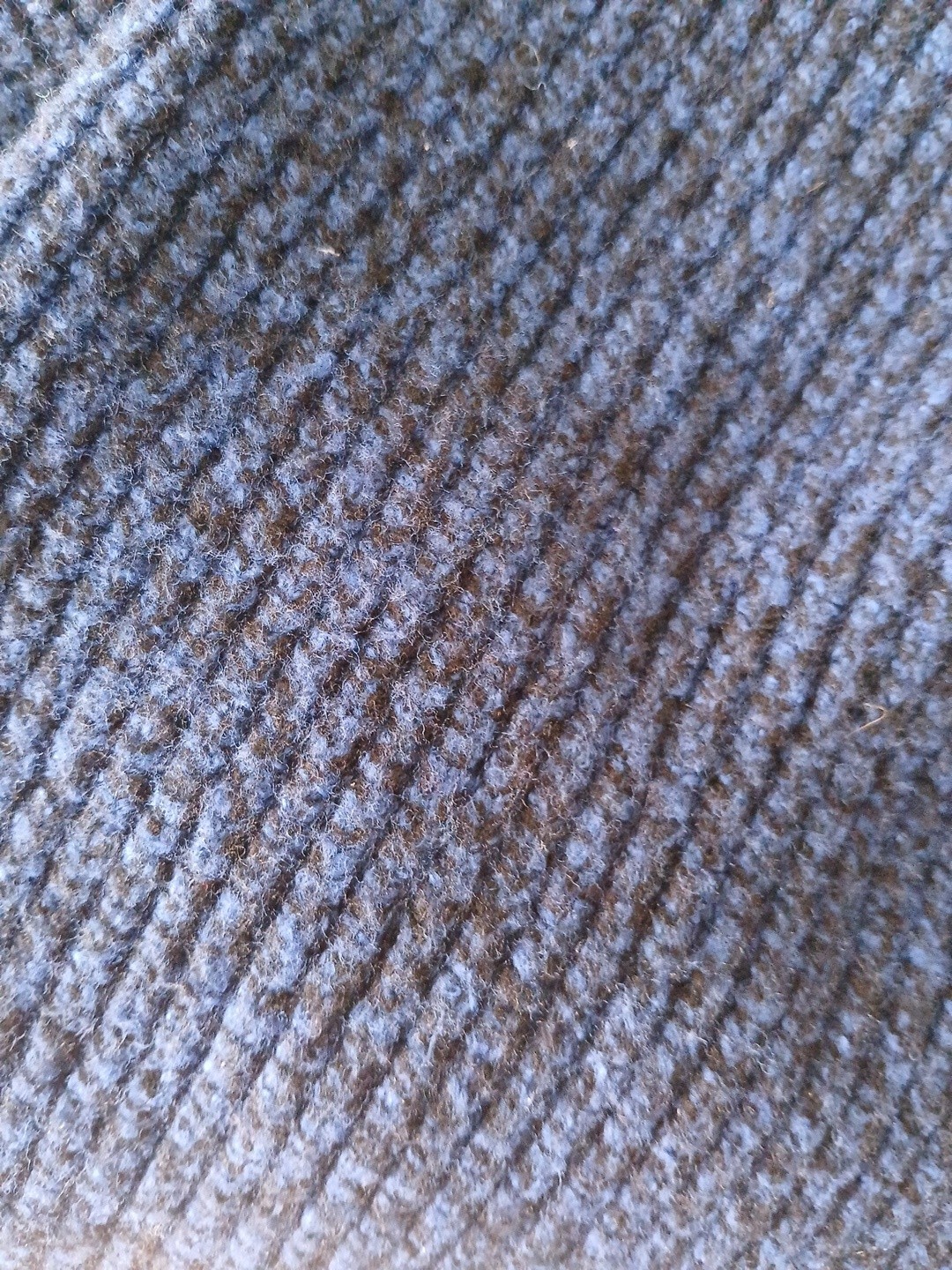 Abercrombie & Fitch Womens XL Tall Blue Marbled Chunky Knit Sweater Soft