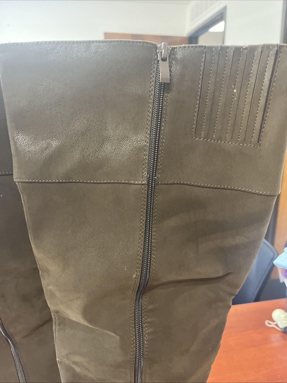 Eloquii Elements High Boots Brown Size 8.5 EW Wide Calf