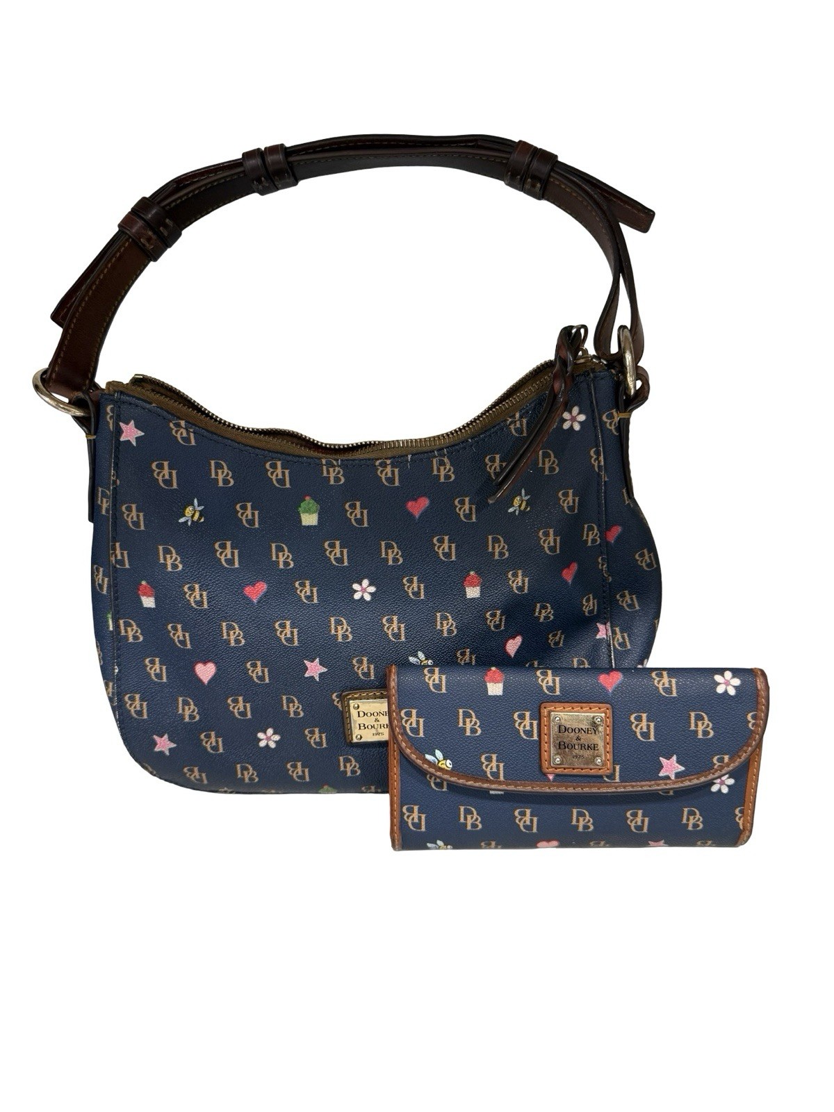 Dooney & Bourke Greta Novelty Print Hobo Bag & Wallet
