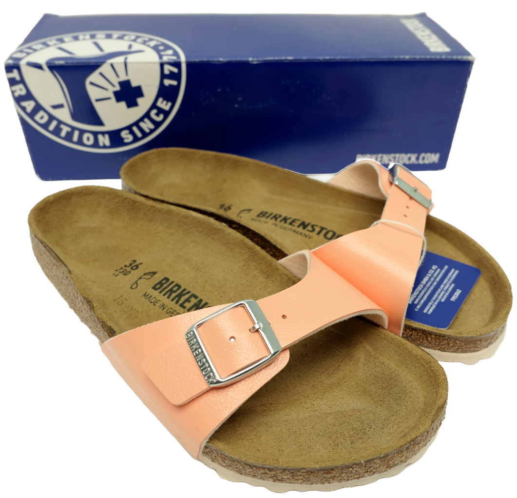 Birkenstock Madrid BS Graceful Coral Buckle Unisex Sandal Regular Fit-Asst Sizes