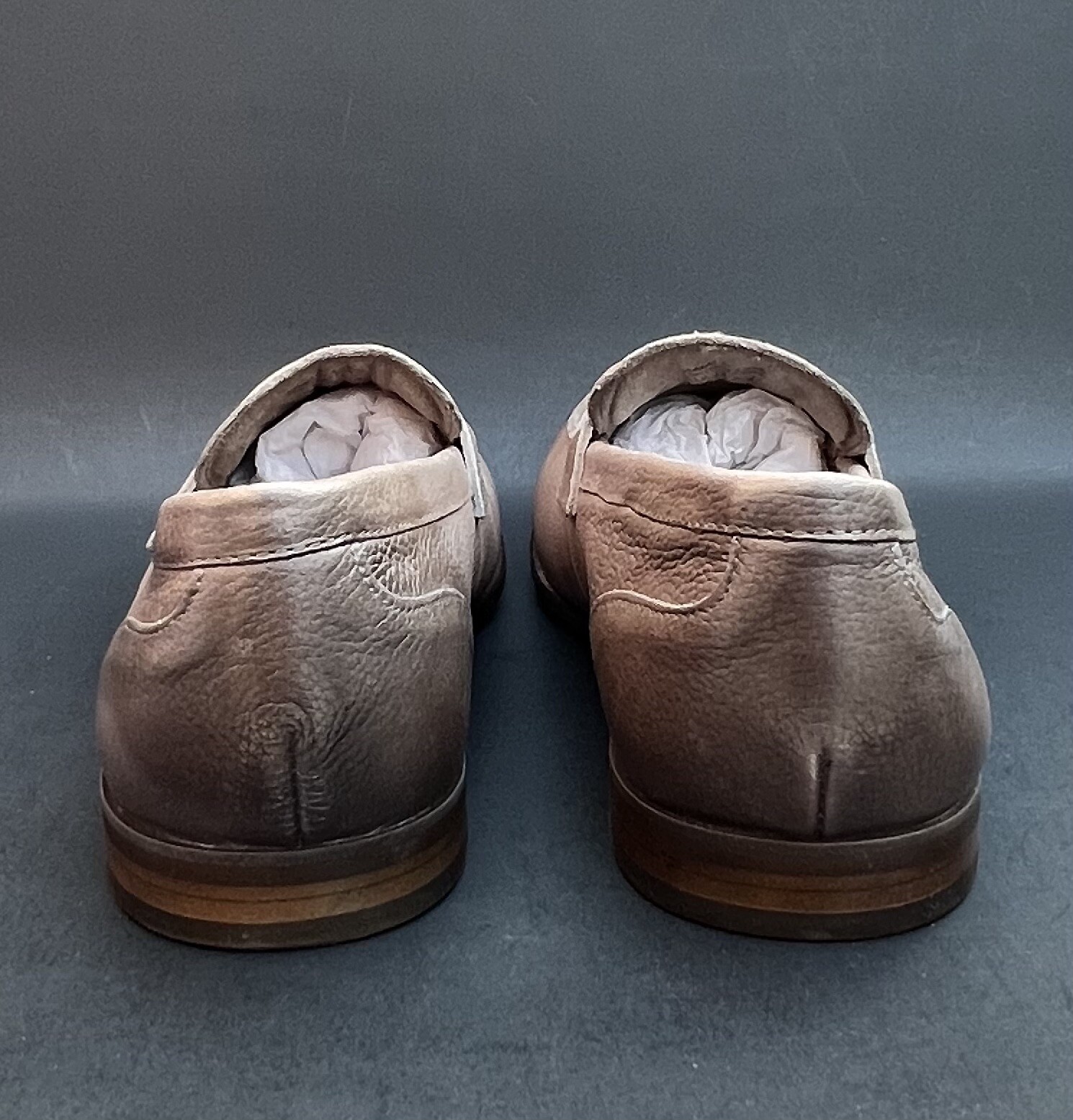 ALDO Men’s Bainville Leather Loafers Light Brown Men’s 9.5 US Size NWB