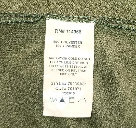 Madison & Berkeley Women’s Mock Neck Sleeveless Top Size Large Olive Green