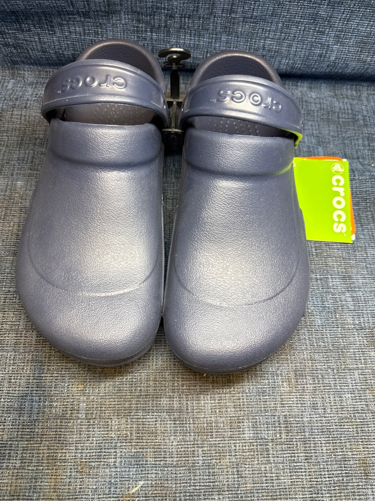 Crocs at Work Unisex Bistro Slip Resistant Clog Lightweight Blue