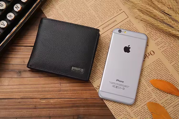 Men’s Leather Bifold Wallet RFID Blocking Slim Pocket Credit Card Holder/Cash